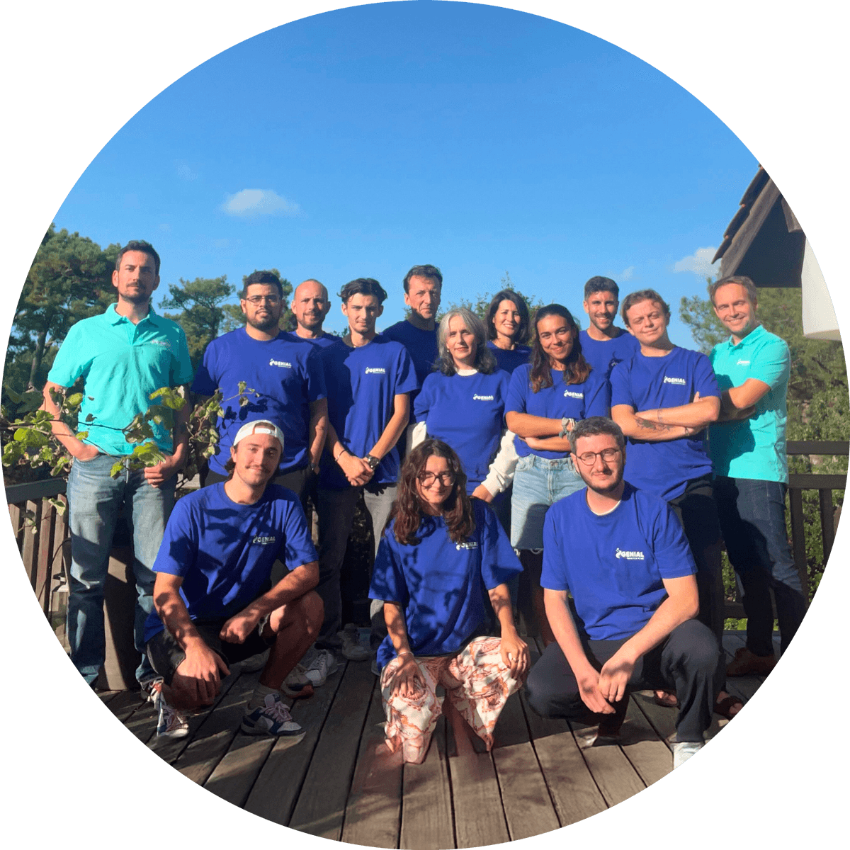 The Genial team together