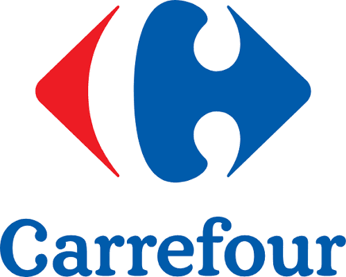 Logo Carrefour, client GENIAL