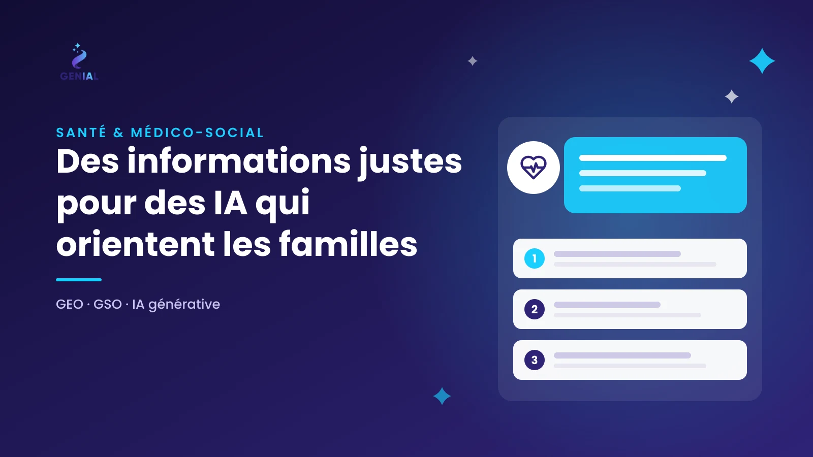 GEO et GSO en santé et médico-social : être bien cité par les IA